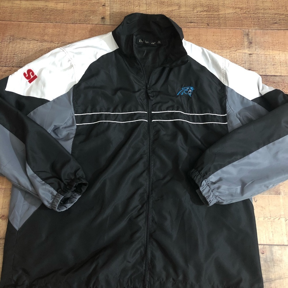 Vintage Panthers Windbreaker Jacket XL Colorblock